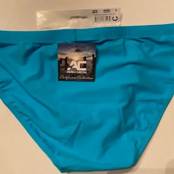 NWT - AC -  PRIDE Bikini - Aqua (802A) - Picture 9 of 9